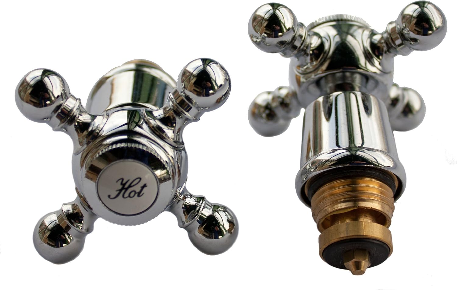 PlumbPak Roma Chrome Plated Tap Tops Amazon.co.uk DIY & Tools