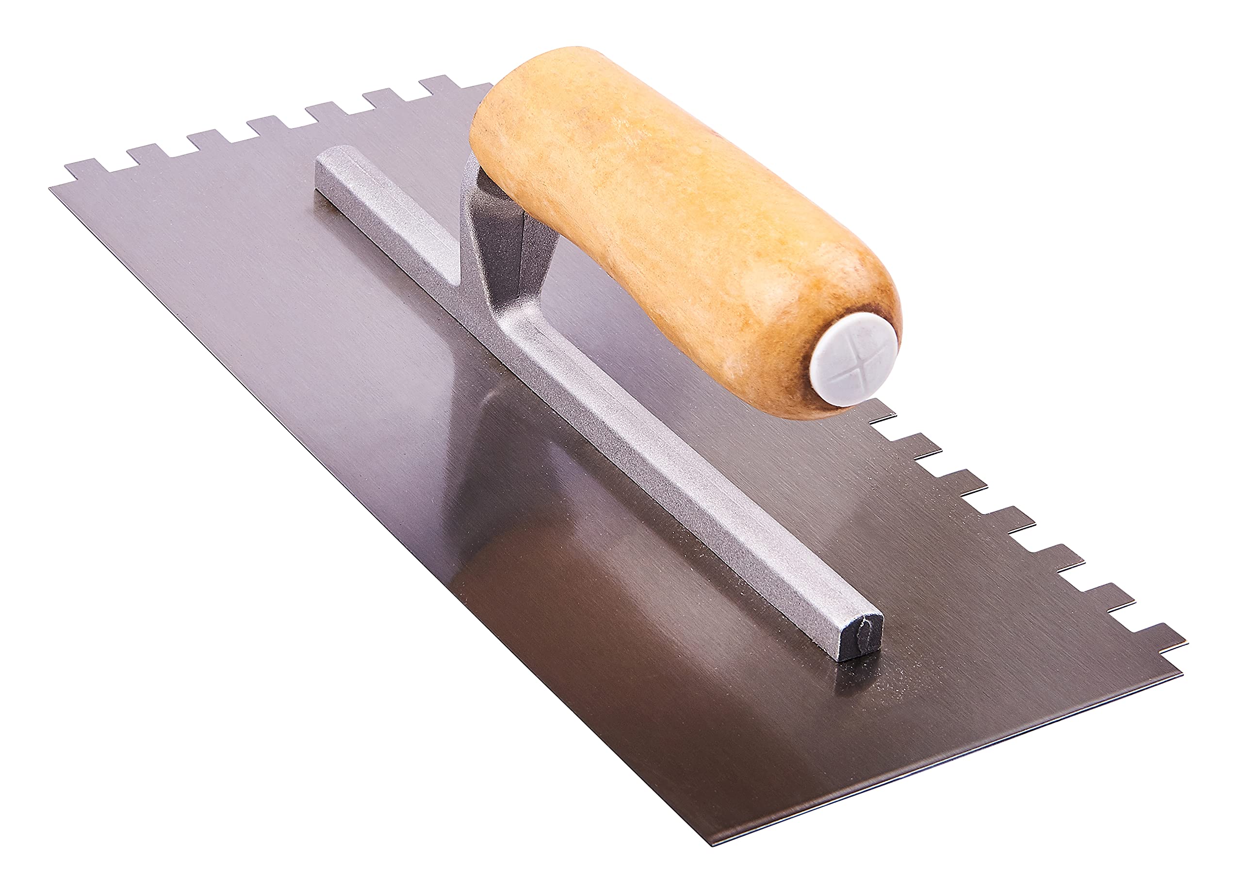 Amtech G1610 280mm (11") Notched float trowel with wooden handle
