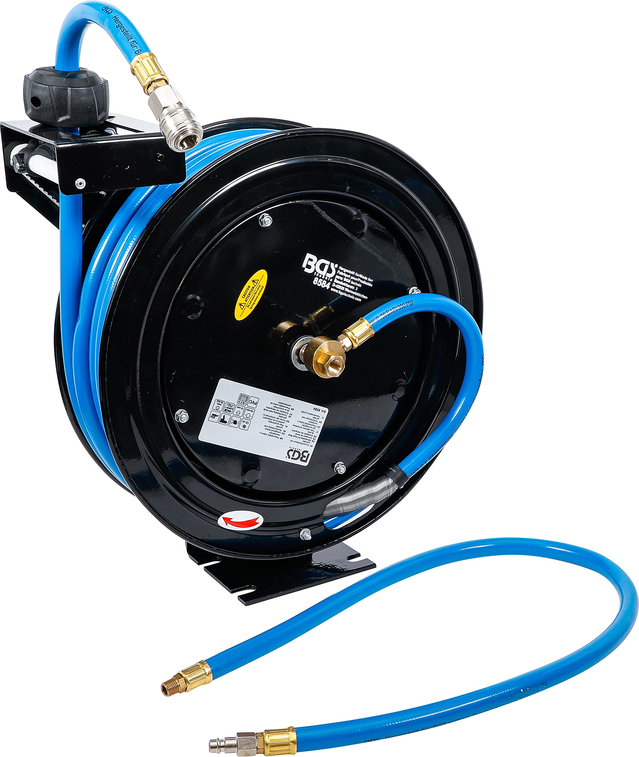 BGS 8584 | Retractable Air Hose Reel | Automatic | 15 m