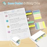 Smarpau 360 Pages A5 Leather Notebook Pink 100gsm with 2 ribbons 180° lay-flat view 5
