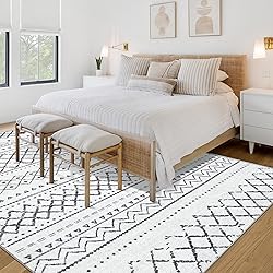 Area Rug Living Room Rugs 5x7 - Large Soft Boho