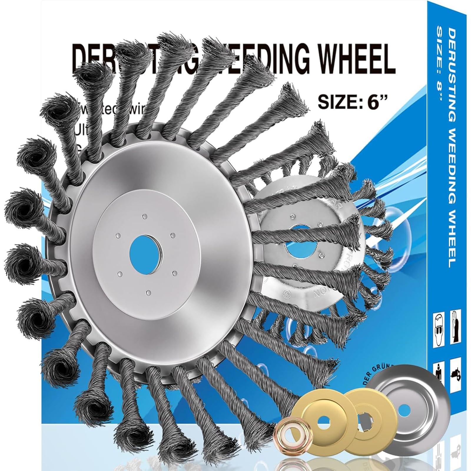 Pave Wire Ounyoizs Steel Wire Grass Trimmer Head,Universal Steel Wire Trimmer ...