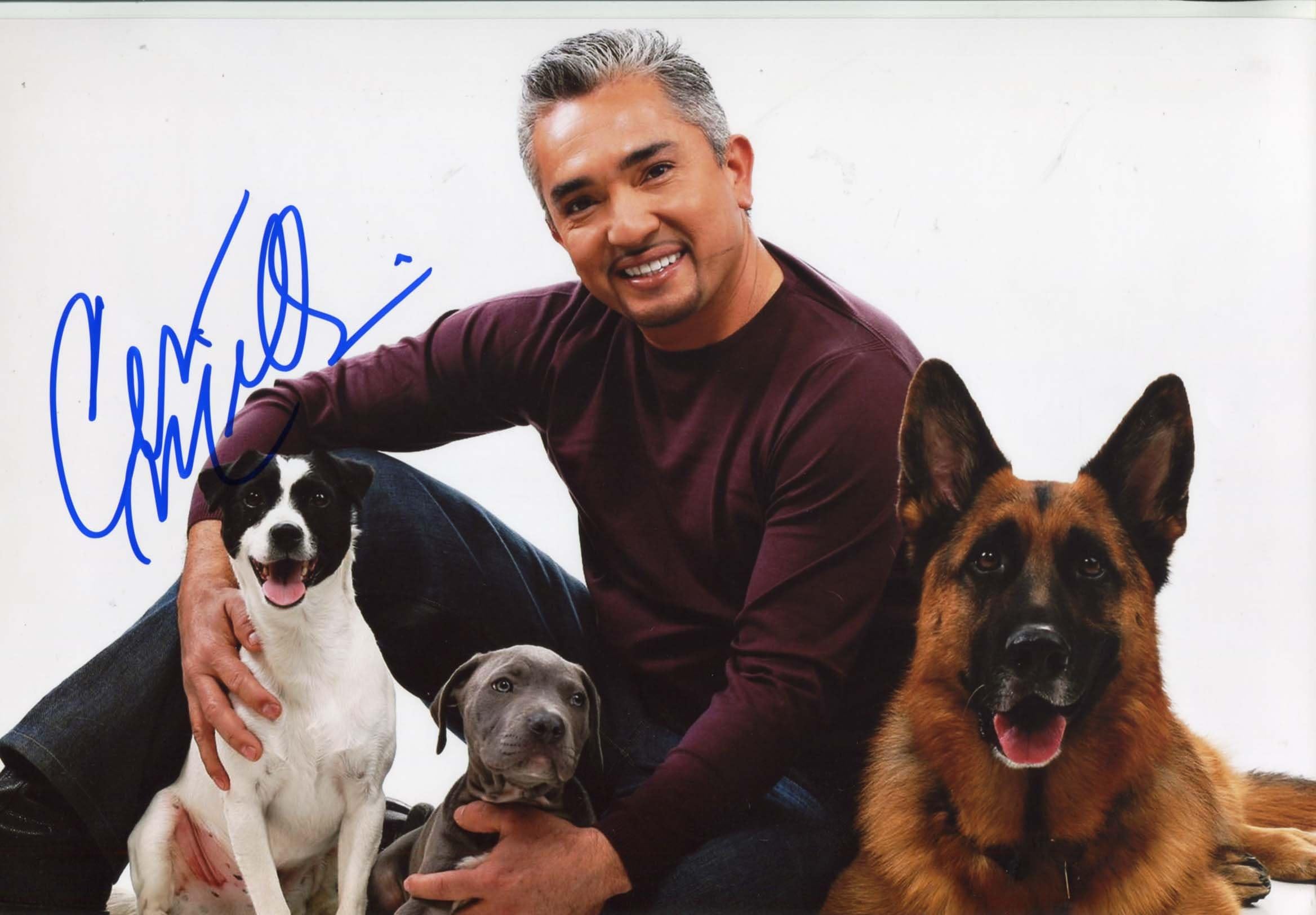 DOG BEHAVIORIST Cesar Millan autograph, IP signed photo