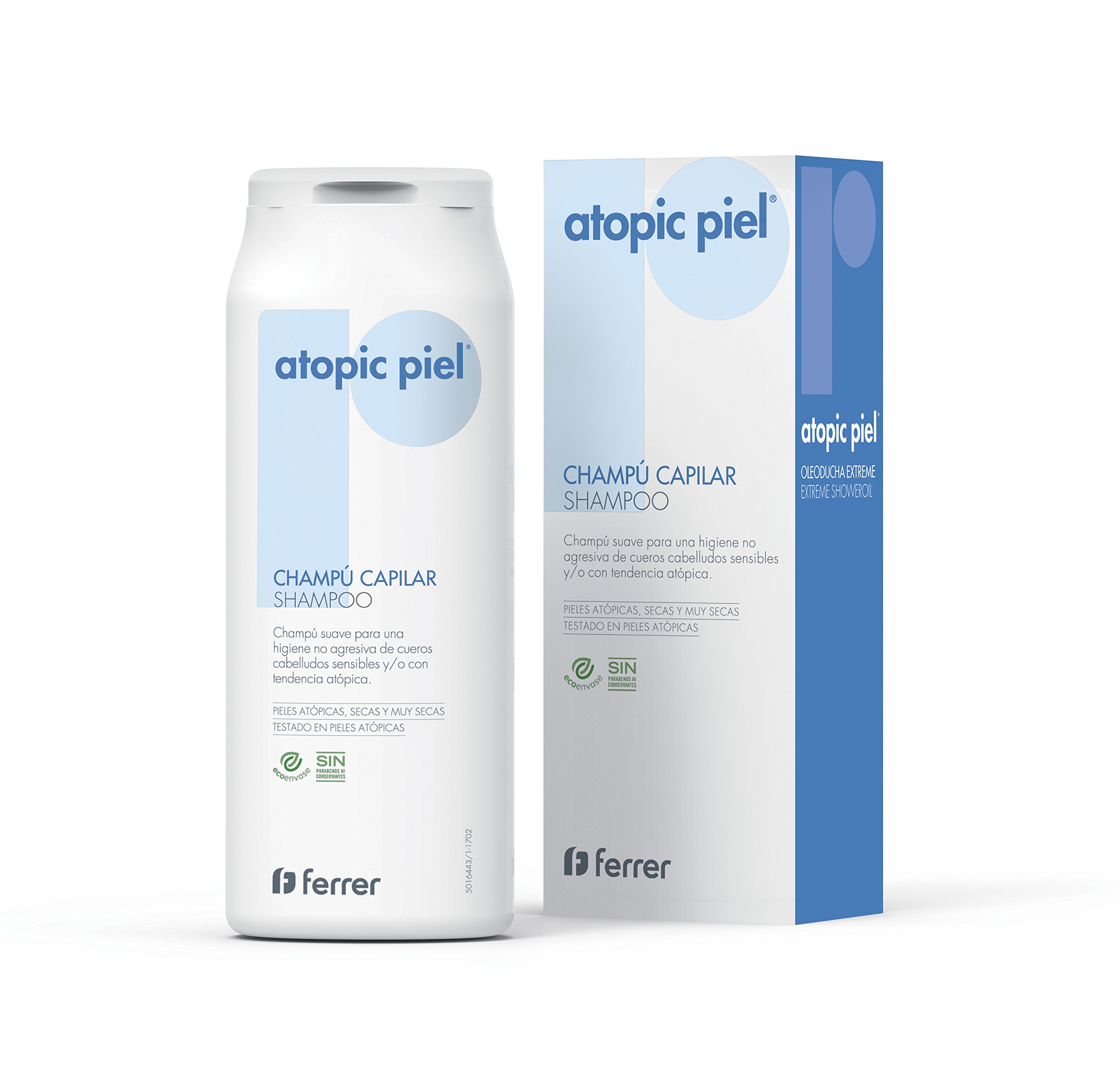 ATOPIC PIEL Shampoo - Daily Use Shampoo For Atopic, eczema and Dry skin, (Extremely) Dry Skin And Eczema. Eczema shampoo 200ml