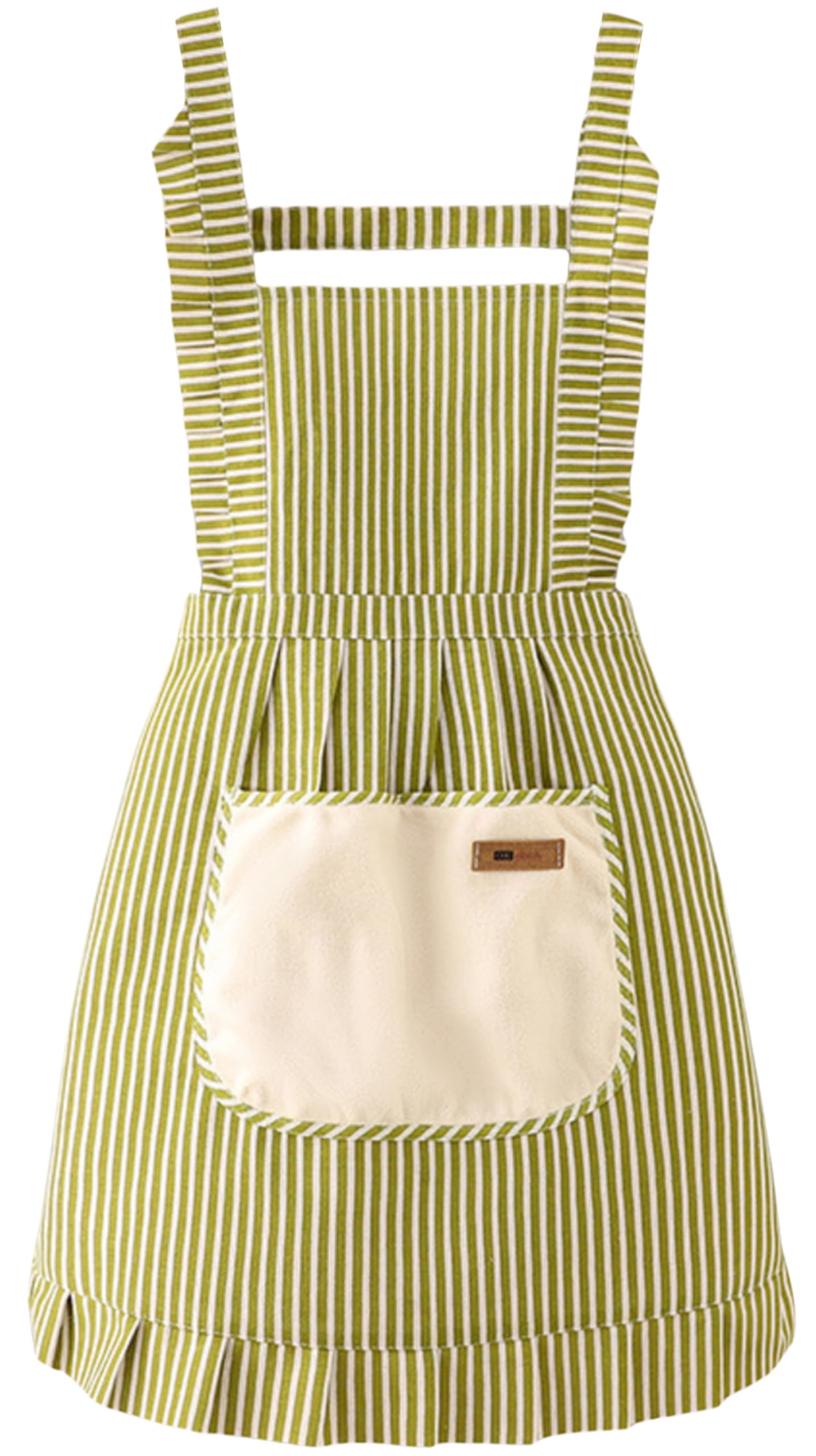 FAIRYGATE Frilly Aprons for Women Adjustable Apron Unisex Apron with Pocket Cooking Kitchen Chef Aprons for Women Men Home Kitchen Butchers BBQ Restaurant A1528