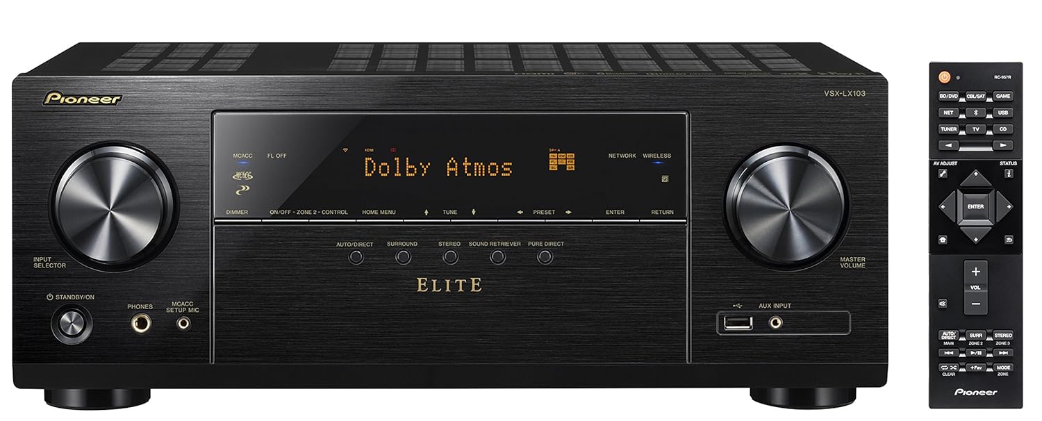 Pioneer VSX-LX103 Elite 7.2 Channel Network A/V Receiver Black