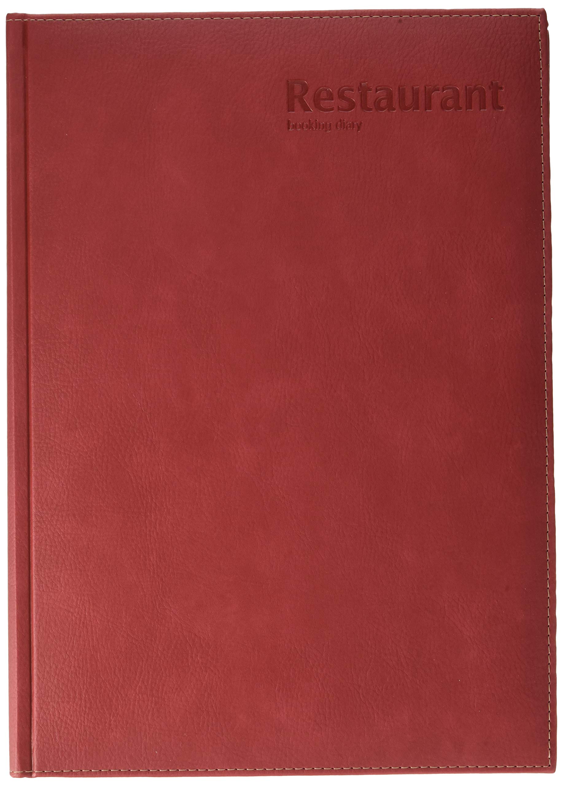 Castelli U07/24-391 A4 Restaurant Booking Diary, Red 297mm H x 210mm W