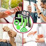 FitBeast Hand Grip Strengthener Workout Kit 5 Pack Light Green view 5