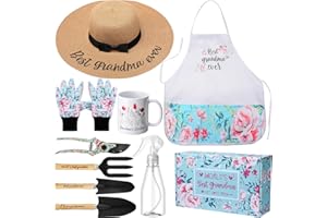 Velmitten Gifts for Grandma Mothers Day Garden Gifts for Granny Best Grandma Garden Plant Lover Tool Set