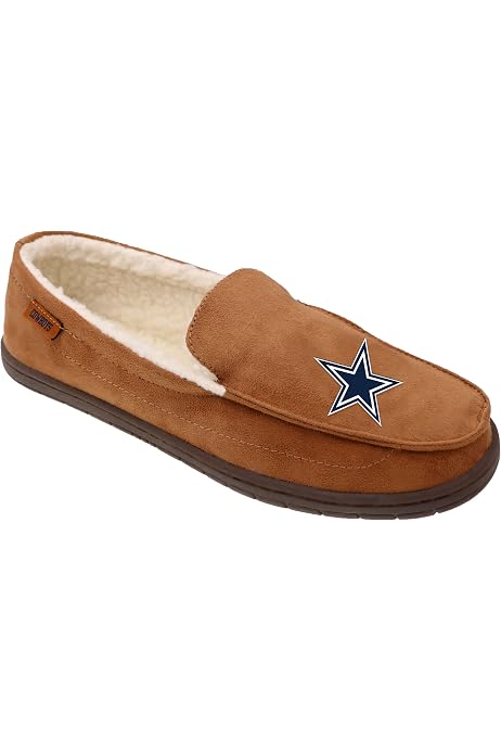 cowboys moccasin slippers