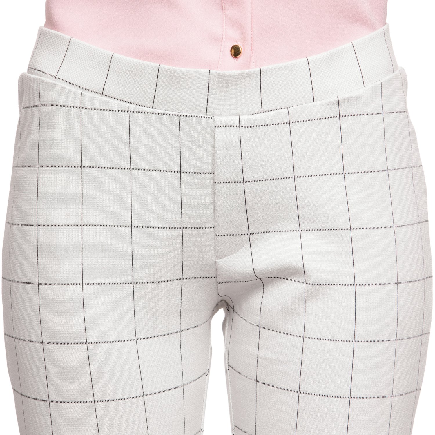 annabelle by pantaloons women's checkered tregging
