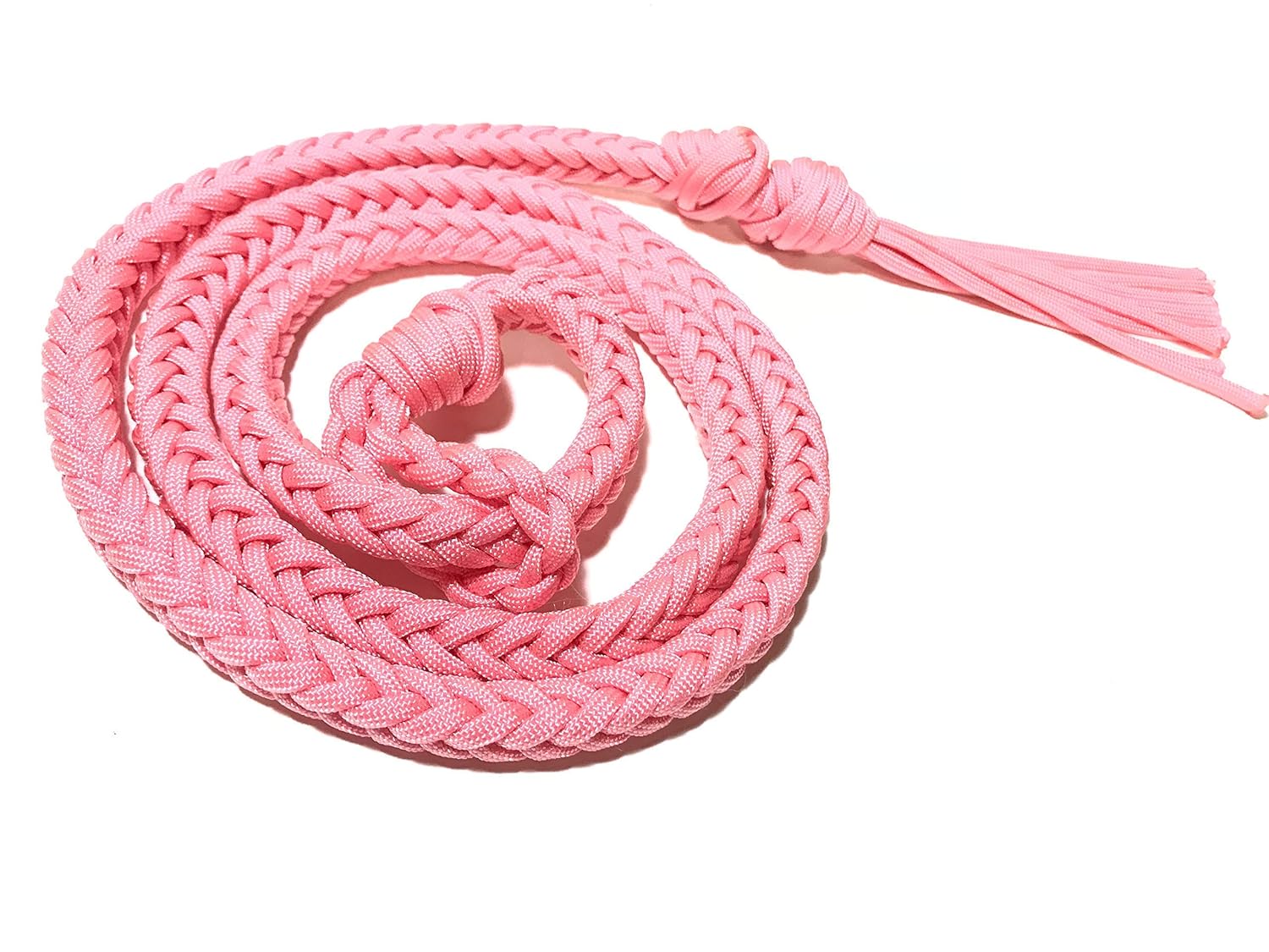 over and under whip light pink horse tack Handmade