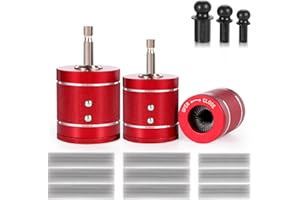 MOKAOU Copper Pipe Cleaner 3Pack 1/2" & 3/4" 1" Copper Pipe Cleaner for Drill with 3 Pcs Replaceable Brushes and 3 Replace Brushes Installation Tools. Cleaning Rust, Stains on Copper Pipes and Metal Pipes