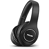 pollini Bluetooth Headphones Wireless, 40H Playtime Foldable Over Ear Headphones with Microphone, Deep Bass Stereo Headset wi