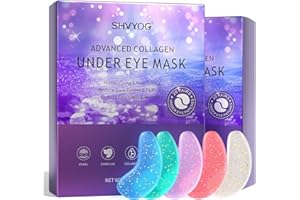SHVYOG Under Eye Patches (20 Pairs), Under Eye Mask for Dark Circles and Puffiness, Eye Gel Pads for Puffy Eyes, Anti Aging Eye Bags Treatment for Women, Bridesmaid Gifts