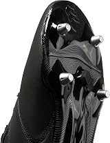 Canterbury Phoenix Raze Soft Ground Rugby Boots Unisex 9.5 Black White view 6