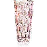 Large Pink Vase-11.8 inch Tall, Morden Vases for Tables Centerpieces, Christmas Thanksgiving Gifts.