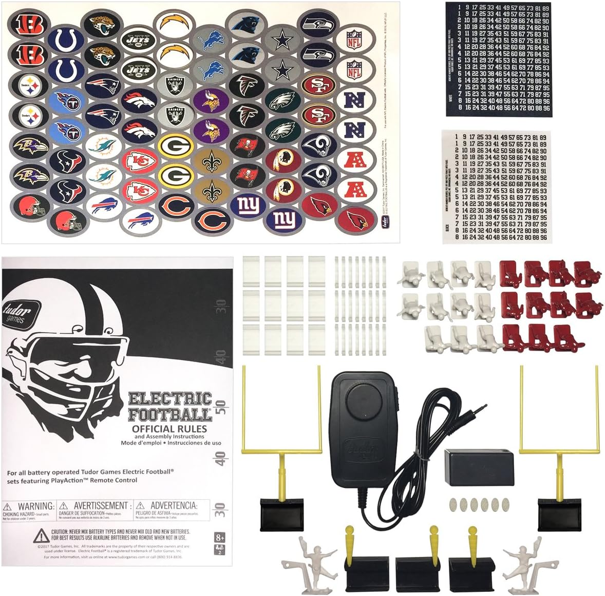 NFL Pro Bowl Electric Football Game: Toys & Games