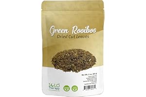 SOLO THERAPY Green Rooibos Tea, 2 ounces Resealable Bag, Green Rooibos Tea Loose Leaf, Product of South of Africa