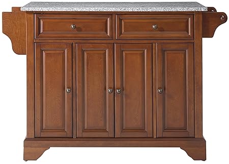 Crosley Lafayette Granite Top Kitchen Island Kf30003bch Cherry