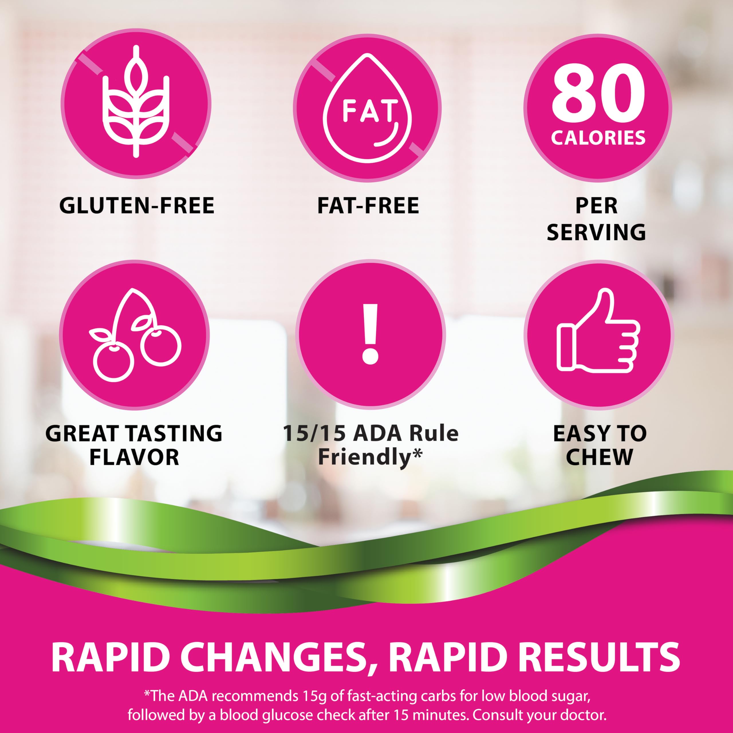 TRUEplus® Soft Tabs Glucose Tablets – 12 Packs – 48 tabs (Cherry Pop)