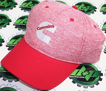 red and white ball cap