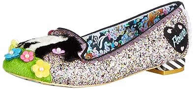 Irregular Choice Damen Bashful Skunk Geschlossene Ballerinas