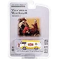 1971 Type 2 Panel Van Yellow and White with Red Interior Percevel Circus Norman Rockwell Series 5 1/64 Diecast Model Car by Greenlight 54080F