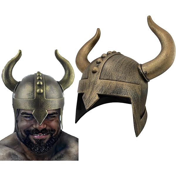 Amazon.com: Thor Spiked Viking Helmet with Horns Medieval King