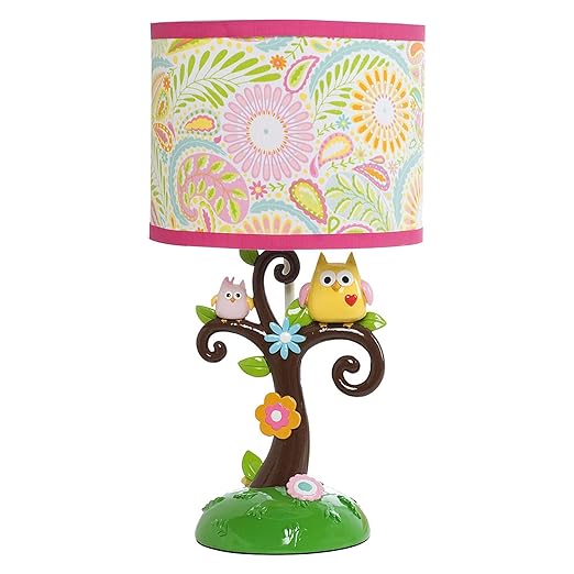 Lambs & Ivy Dena Happi Tree Lamp with Shade and Bulb Baby