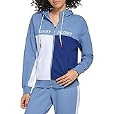 Tommy Hilfiger Womens Color Block Side Stripe Tapered Jogger Sweatpants