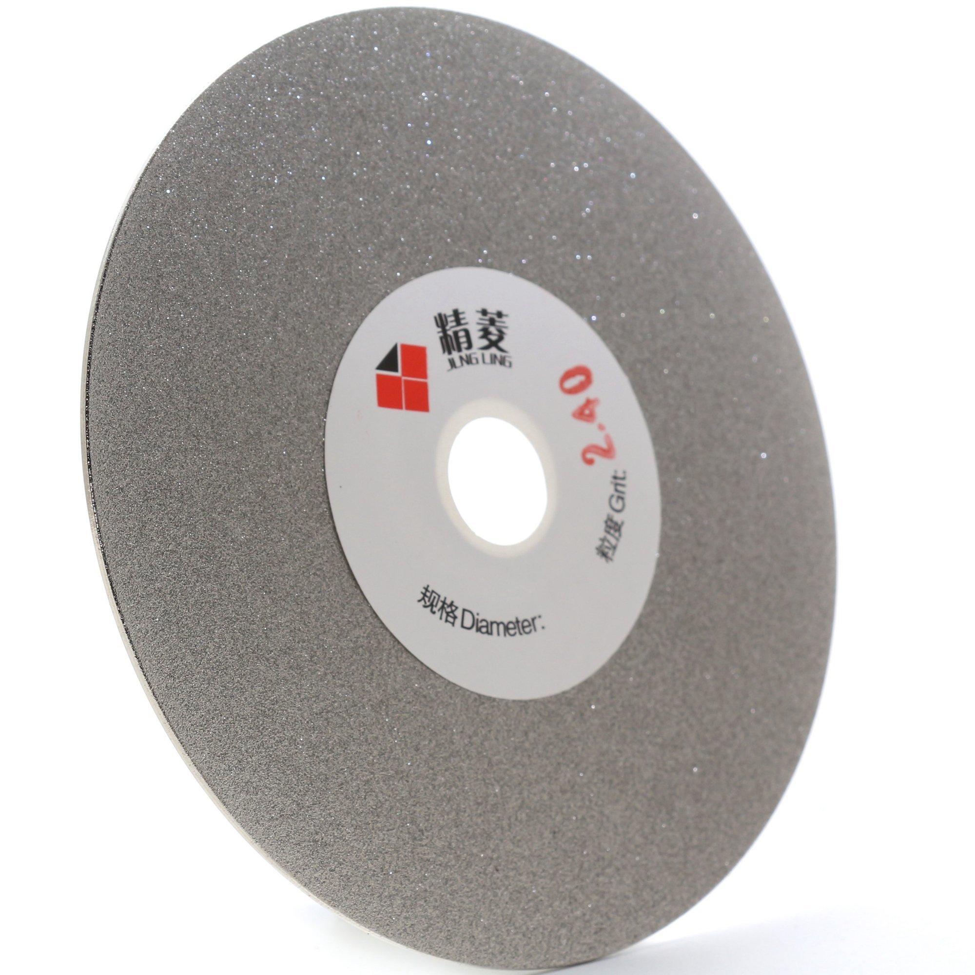 Photo 1 of JINGLING 4" inch 100mm Diamond Flat Lap Disc Coated Grinding Disk Grit 240 Medium