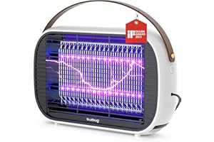 Buzbug LED Bug Zapper Indoor, LED Bulbs Up to 50,000 Hours, Sustainable Less Power, Durable High-Voltage Electric Mosquito Zapper, Fly Trap Mosquito Trap, Fly Killer -MA015B