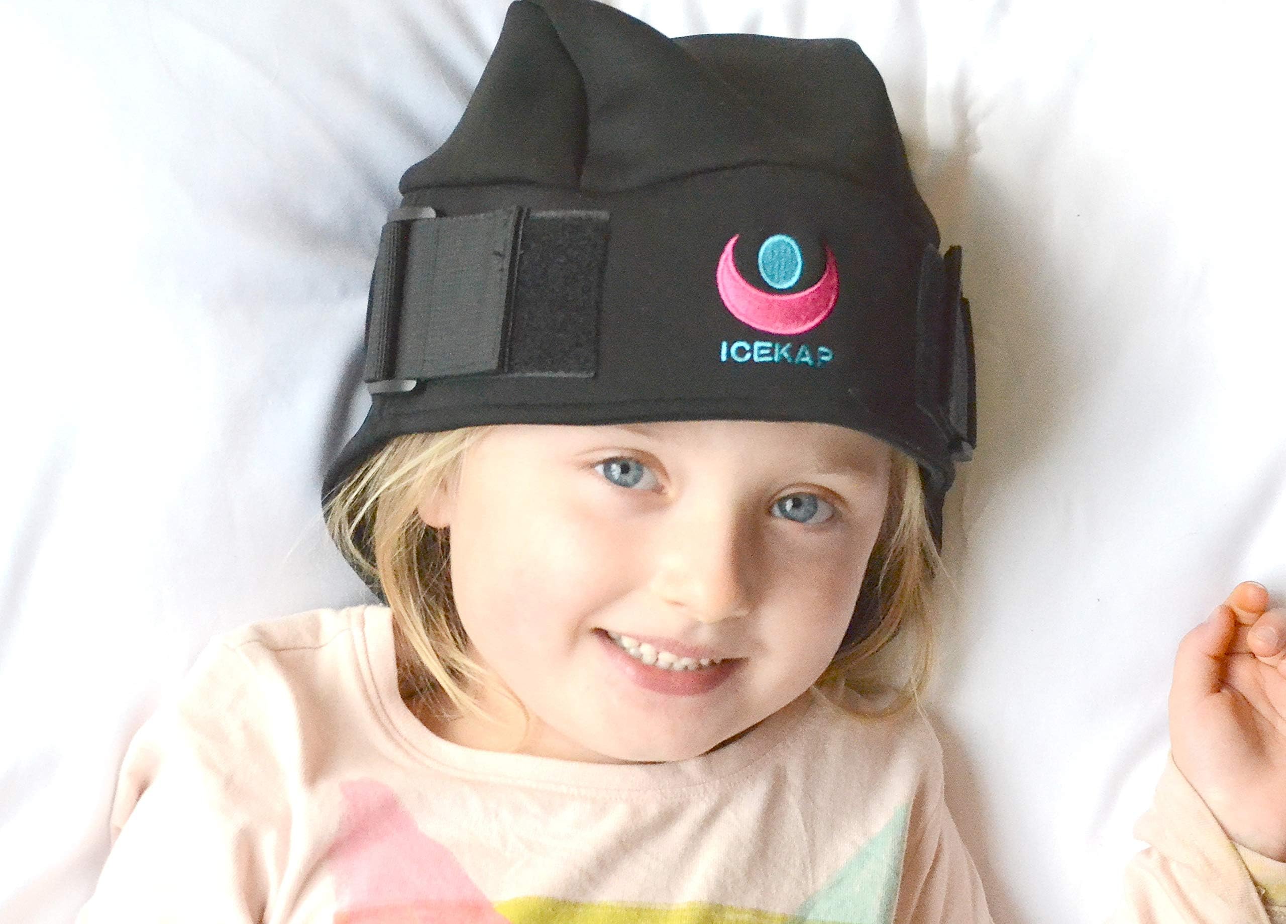Children's Icekap Original- Cooling and Warming Compress Cap for Headaches and migraines (Medium Original- Up to 21 inches in Circumference)
