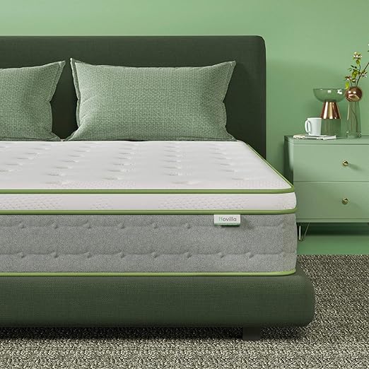 Novilla Queen Mattress 10 Inch Serenity Gel Memory Foam Hybrid
