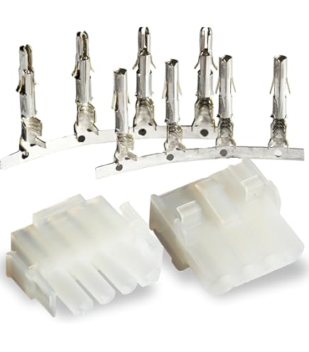 Amazon.com: Molex (4-Circuits) Male & Female Receptacle Plug