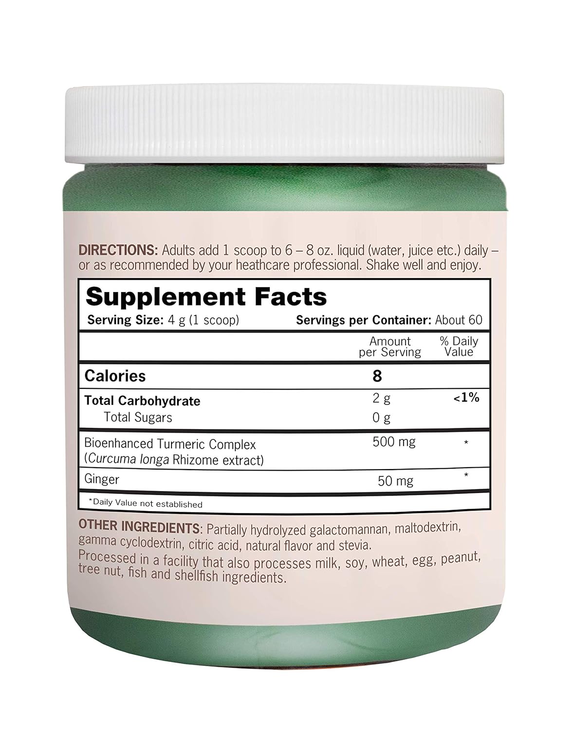 Qunol Turmeric Curcumin Vegetarian Instant Drink Mix, Ultra High Absorption Formula, 500mg