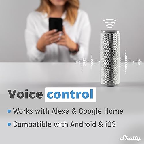 Shelly Smart Plug, Smart Home WiFi and Bluetooth Outlet with Power