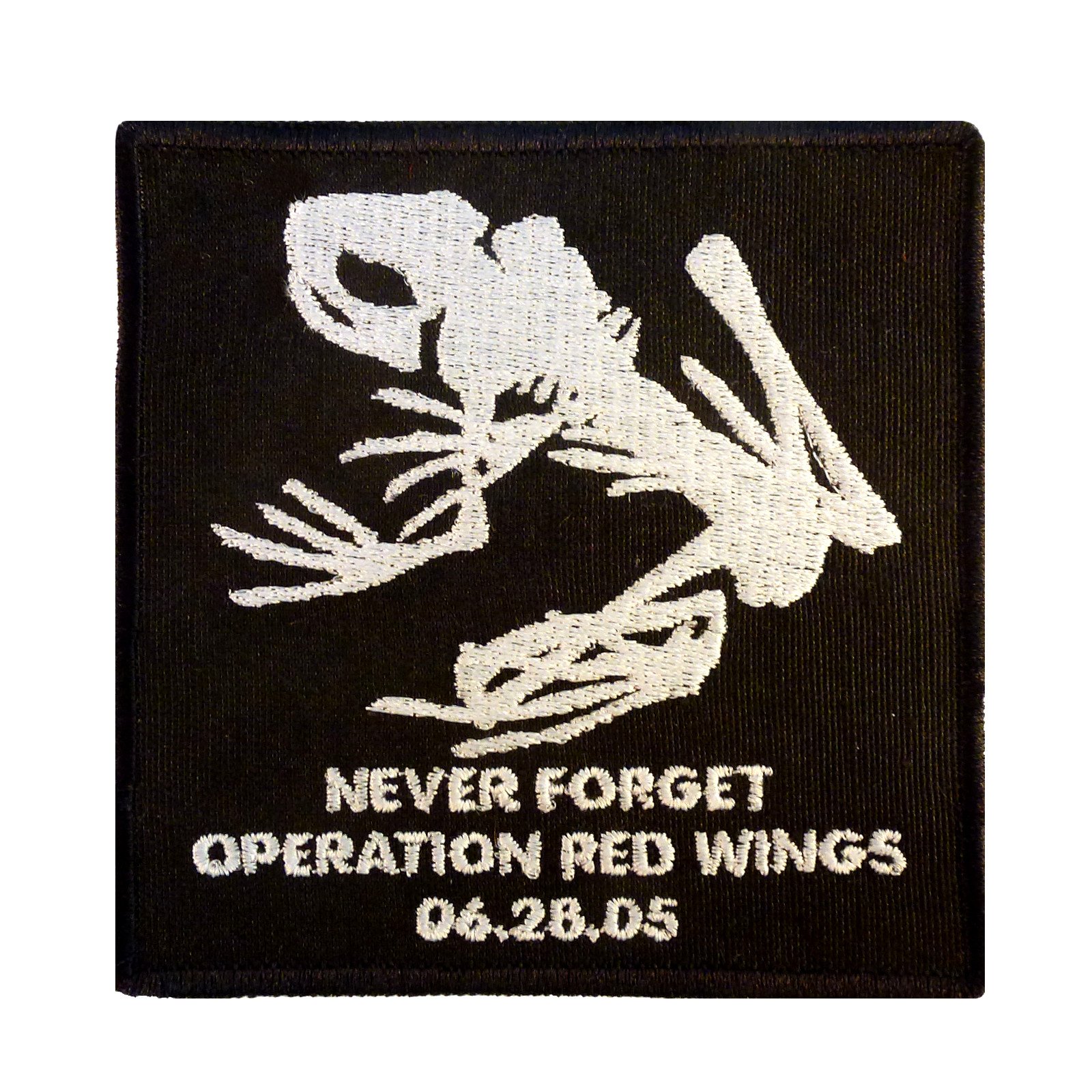 Seals devgru Red Wings Never Forget Lone Survivor SDVT-1A Skull Frog Seals Devgru Hook Patch