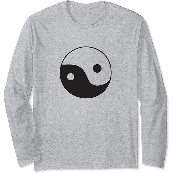 Amazon.com: Yin Yang Long Sleeve T-Shirt : Clothing, Shoes & Jewelry