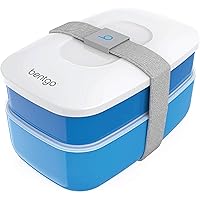 Bentgo Classic - All-in-One Stackable Bento Lunch Box Container - Modern Bento-Style Design Includes 2 Stackable…