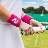 Raquex Sports Wristbands 2 Widths Grey Pair Cotton Terry 8x8cm 8x13cm view 8