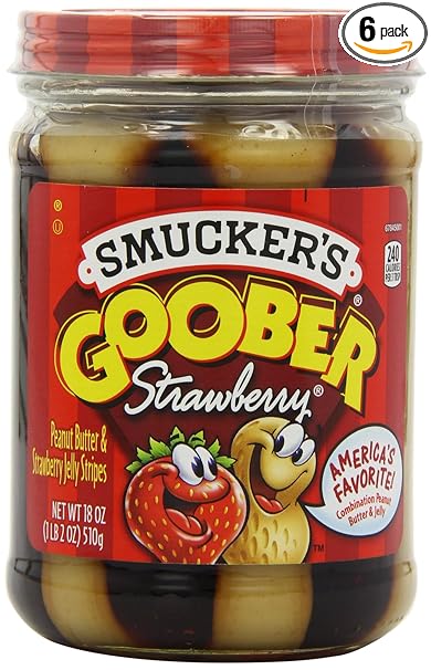 Amazon Com Smucker S Goober Strawberry Jelly Peanut Butter