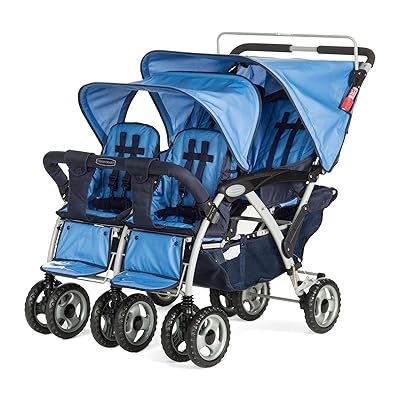 Multi-Child Quad Stroller for Kids, Regatta Blue Jordan Ubuy