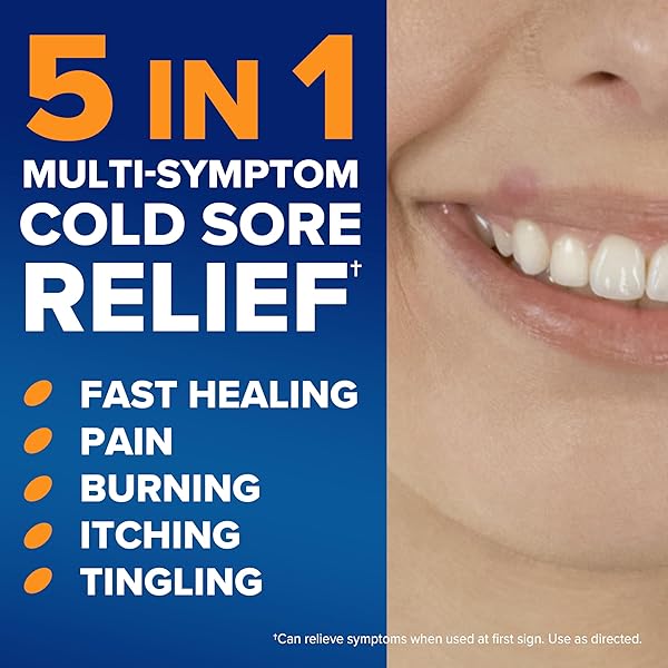 ABREVA 10 PERCENT DOCOSANOL COLD SORE TREATMENT, TREATS YOUR FEVER BLISTER IN 2.5 DAYS – 0.07 OZ PUMP