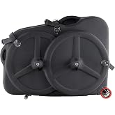 CyclingDeal Bike Travel Case | Lightweight &amp; Durable Bike Case for Flying w/EVA Material | TSA Lock &amp; Wheels for Easy Transportation | Bicycle Travel Bag for Flights | Up to 700c Road or 29" MTBs