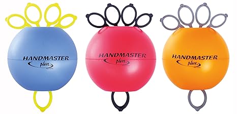 Handmaster Plus Handtrainer-Set Fingertrainer Unterarmtrainer, 3 Stärken