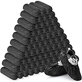 Vabean 1000 Pieces Disposable Shoe Covers Non Slip Dust Proof Recyclable Durable Thick Extra Disposable Boot Covers for Carpet Floor Protection Construction Offices, One Size Fit Most(Black)