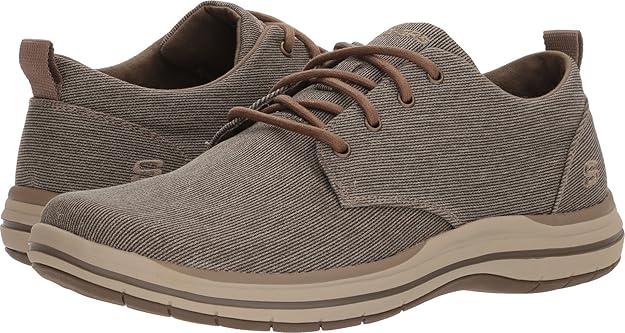 zapatos skechers classica hombre beige