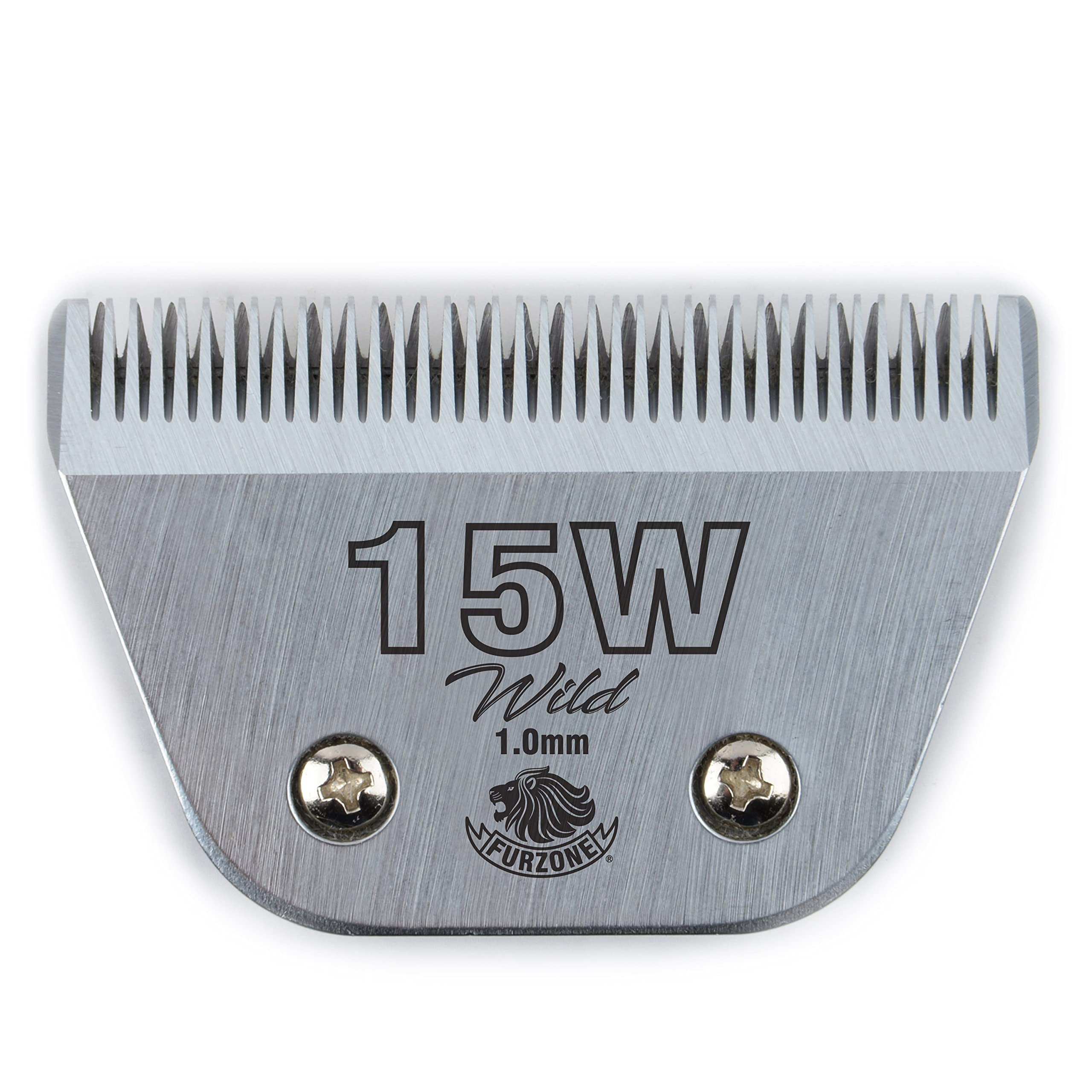 FURZONE Detachable Blade - Size 15W Wide Blade 3/64", Made of Extra Durable Japanese Steel, Compatible with Most Andis, Oster, Wahl A5 Clippers